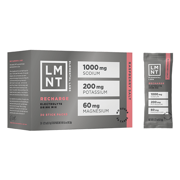 LMNT Recharge – Raspberry Salt 30 Servings