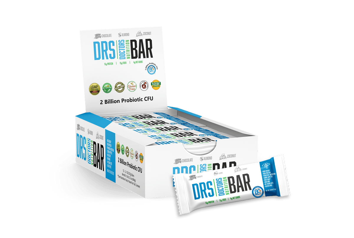 Drs Nutrition Bar Almond Chocolate Coconut 12 Bars