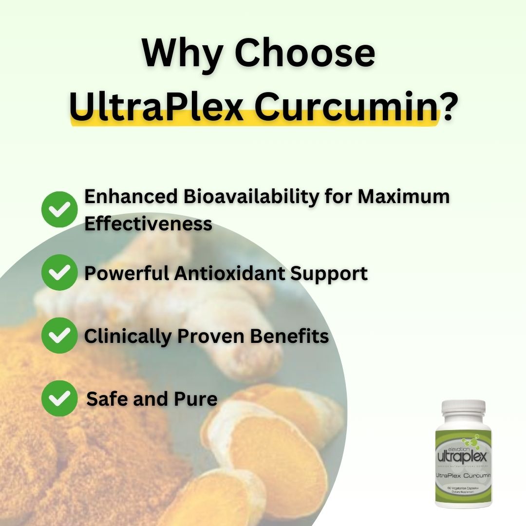 UltraPlex Curcumin – 60 Vegetarian Capsules for Joint, Inflammation, and Antioxidant Support