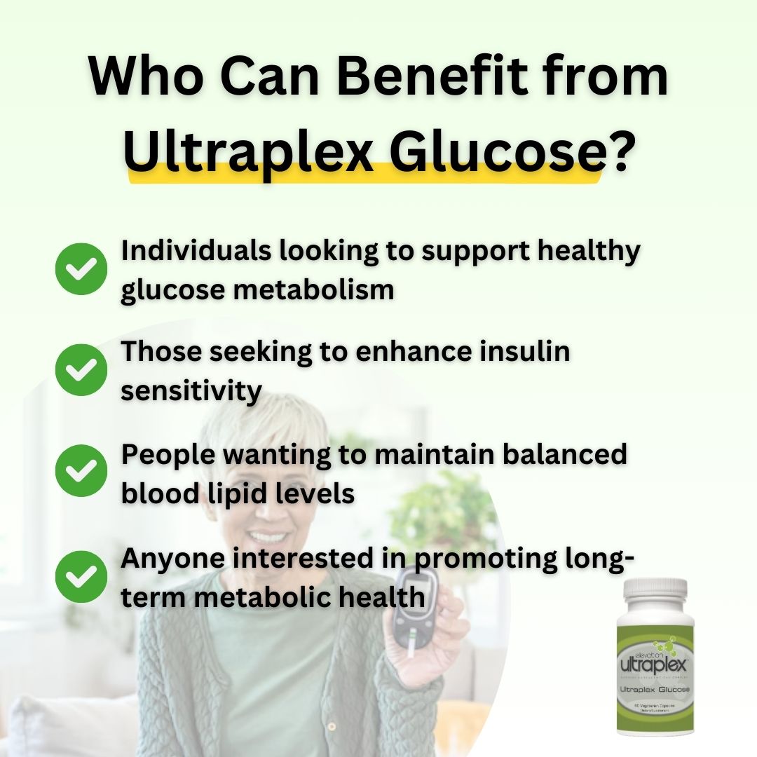 UltraPlex Glucose 60 Capsules – Blood Sugar & Metabolic Support