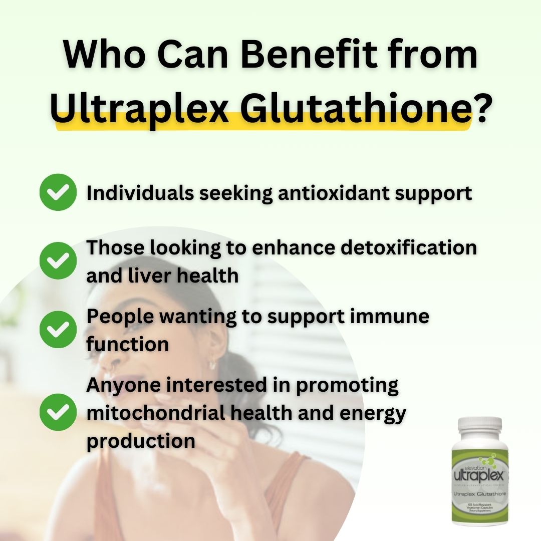 UltraPlex Glutathione 60 Capsules – Powerful Antioxidant for Detox & Immune Support