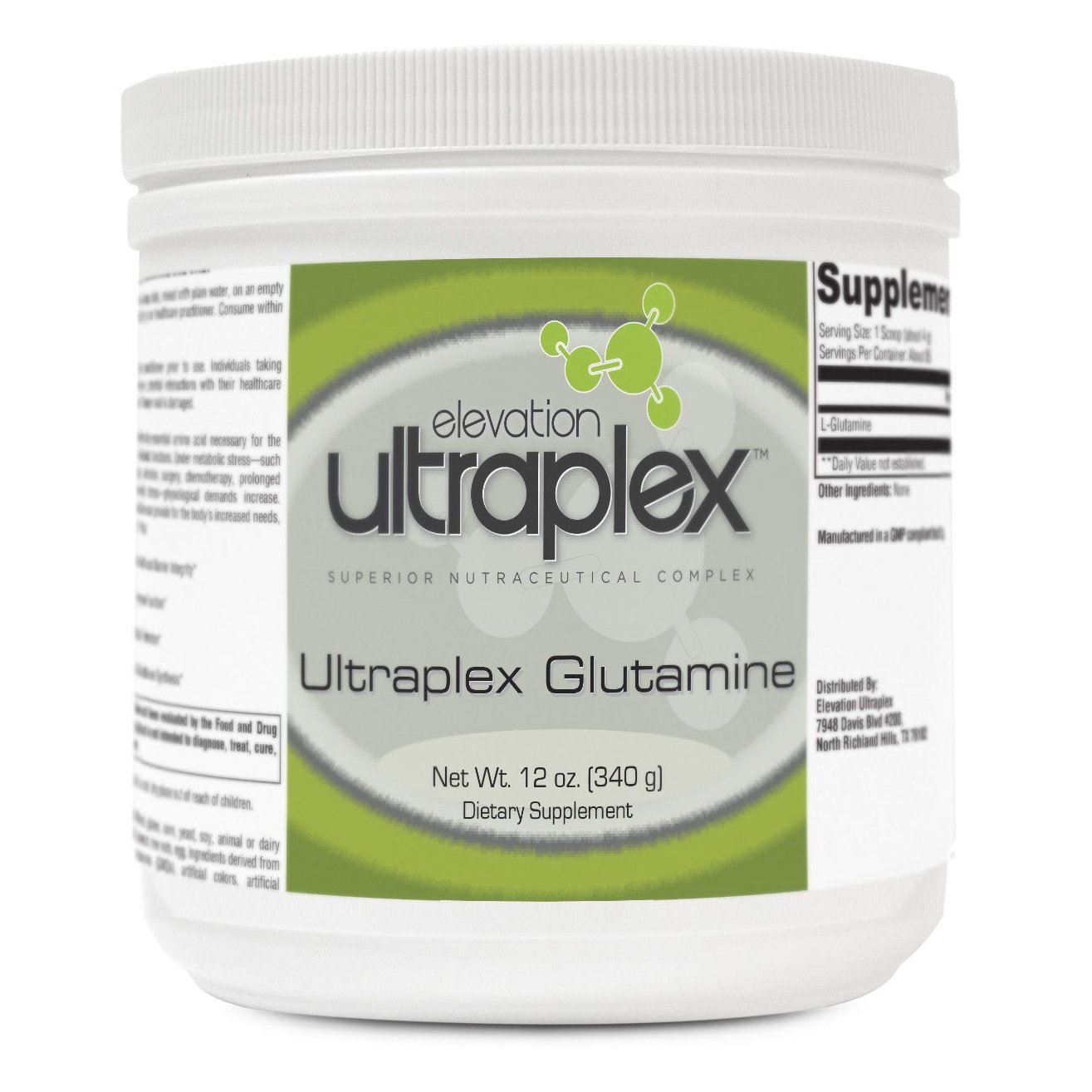 Ultraplex Glutamine (340 G) - Elevation Health Ultraplex